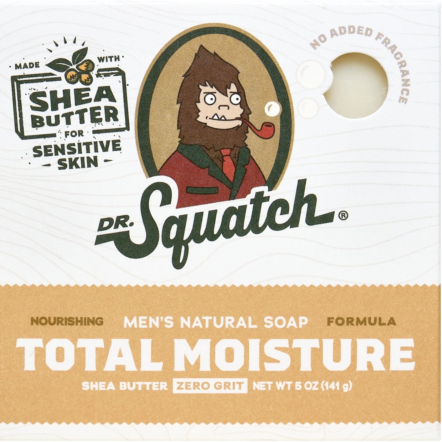 Shea Butter Total Moisture Natural Bar Soap for Men, 5 Oz