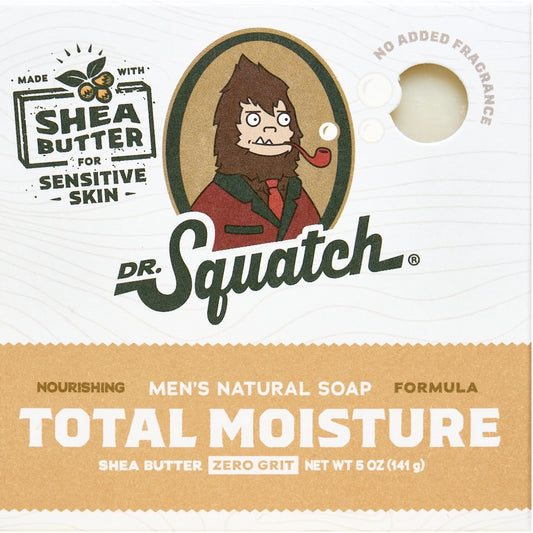 Shea Butter Total Moisture Natural Bar Soap for Men, 5 Oz